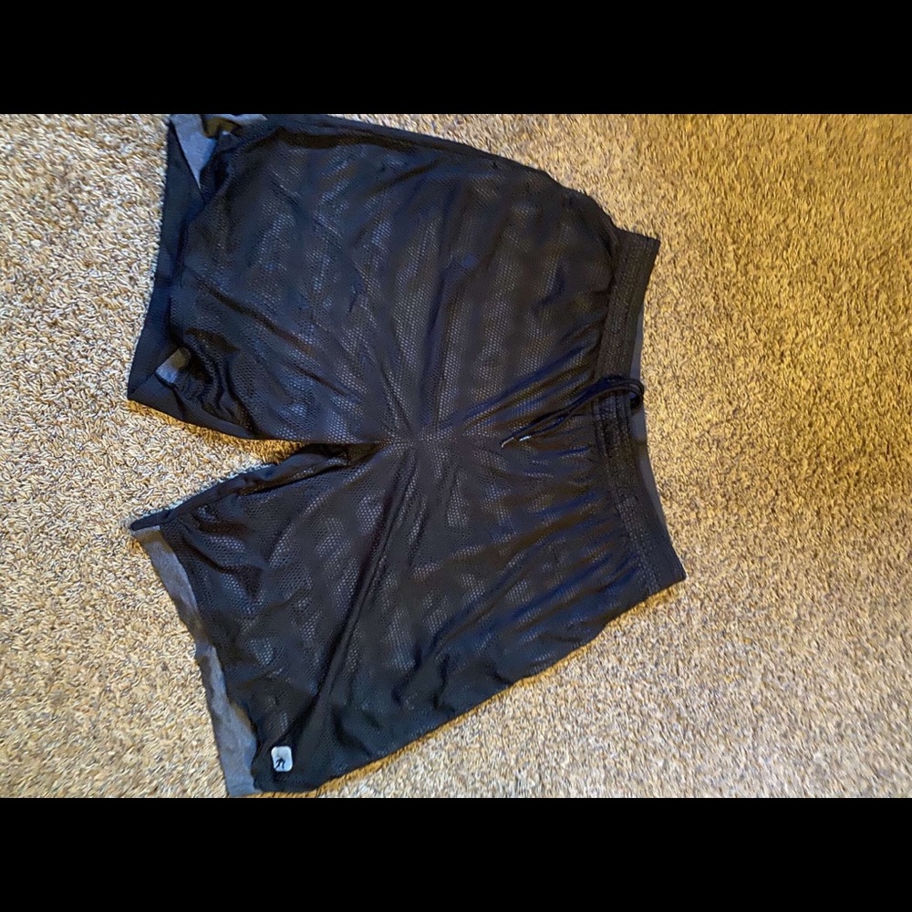 Men’s black shorts
